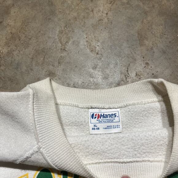 Vintage 1992 Northern Knights High School White Sweatshirt - Picture 3 of 3